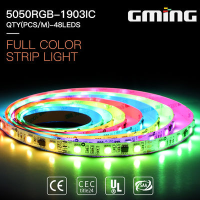 30leds / m IP65 530nm RGB UCS1903-8 SMD5050 LED स्ट्रिप लाइट